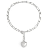 Minimalist Heart-Shaped Collarbone Chain Necklace_Cwaje1132