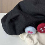 COLOR BUTTON PAINTER ASYMMETRICAL CLOUD BERET_CWAB2900