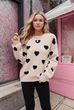 Valentines Love Pullover Sweater For Women