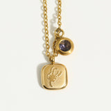 NEW RETRO 12 ZODIAC SIGN PENDANT NECKLACE_CWMM3753