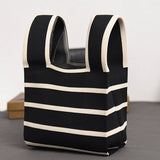 COW PATTERN CUTE KNOT WRISTLET KNITTED TOTE BAG_CWAB0880