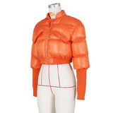 Standing Collar Short Jacket Warm Bread Jacket
