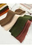 Yarn Kni Colorblock Scarf - Cozy Neck Wrap_Cwasc0052
