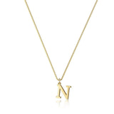 Simple And Fashionable Glossy 26-Letter Necklace