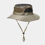 Tropical Mesh Sun Hat For Hiking Fishing_Cwah3880