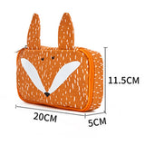 Animal Pattern Printed Cute Canvas Makeup Bag_Cwab1440