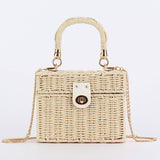 DUAL PURPOSE LEISURE PAPER ROPE WOVEN BAG_CWAB4713
