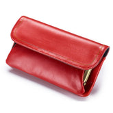 RETRO FASHION FIRST LAYER WAXED LEATHER WALLET_CWAB3789