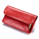 RETRO FASHION FIRST LAYER WAXED LEATHER WALLET_CWAB3789