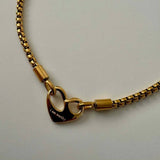 STAINLESS STEEL HEART NECKLACE PENDANT NECKLACE_CWMM5588