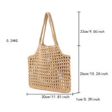 Ven Hollow - Out Cotton String Beach Tote Bag_Cwab4676