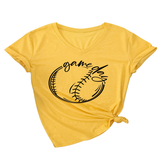 CASUAL WOMEN S TEE GAME DAY V NECK DESIGN_CWTTS1535