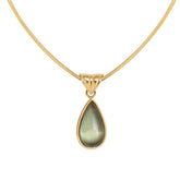 NICHE FRENCH WATER DROP BLUE OCEAN NECKLACE_CWAJE1605