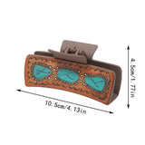 Leather Shark Clip ? Western Style Hair Accessory_Cwaha07327