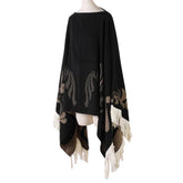 PULLOVER CAPE WITH TASSELS FOR WARMTH_CWASC2245