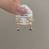 LIGHT LUXURY SHELL FLOWER EARRINGS_CWAJE1355