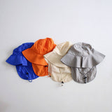 CHILDRENS CANDY COLOR THIN SHAWL BUCKET HAT_CWAH2862