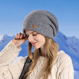 Winter Warm Earmuffs Hat And Scarf Set_Cwasc1118