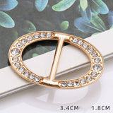 OVAL METAL DIAMOND SCARF RING WITH NO UPKEEP_CWMM2129