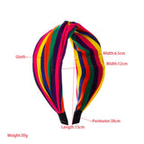 FASHIONABLE AND PERSONALIZED RAINBOW HEADBAND_CWAHA1789