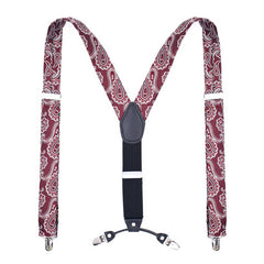 CASUAL JACQUARD 4 CLIP SUSPENDERS_CWMM1114