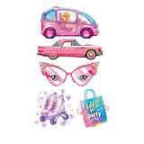 PINK GUITAR GIRL TATTOOS WATERPROOF KIDS PARTY_CWMM8382