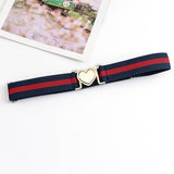 LOVE ALLOY ELASTIC BAND ELASTIC WOVEN CANVAS BELT_CWABE0680