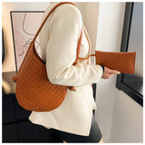 HAND WOVEN BAG STYLISH STRAW ARMPIT BAG FOR WOMEN_CWAB1913