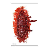 HALLOWEEN SCAR TATTOOS BLOODY WOUND STICKERS_CWMM8377