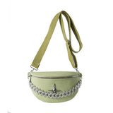 BELT BAG CROSSBODY BAG SUMMER WITH CHUNKY CHAIN_CWAB2067