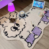CUTE ANIMAL RUG COZY CAT LOVER FLOOR MAT_CWMM7514