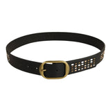 IRREGULAR CLAW NAIL RHINESTONE METAL BEAD BELT_CWMM3956