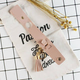 MINIMALIST LEATHER KEYCHAIN_CWMM0570