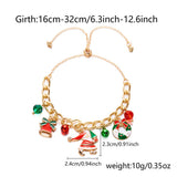CHRISTMAS BELL WREATH PULL OUT BRACELET_CWAJE2392