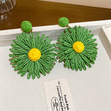 Bohemian Retro Sunflower Earrings_Cwaje2048