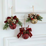 MIXED CHRISTMAS BELLS ANTLERS BOWS PINECONE DECOR_CWMM9786