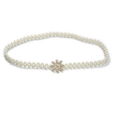 STRETCH FLOWER PEARL FASHION BELT_CWABE0521