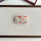 PINK PIG CAT ACETATE HAIR CLAW CLIP FOR GIRLS_CWAHA5974