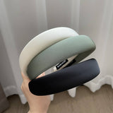 RETRO HIGH END PURE COLOR SIMPLE HEADBAND_CWAHA2851