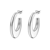 Women Simple Hypoaalergenic Thick Ring Earrings