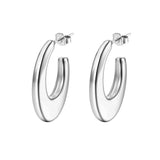Women Simple Hypoaalergenic Thick Ring Earrings