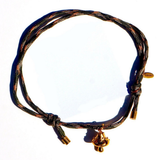 18K GOLD MUSHROOM NECKLACE ZIRCON INLAID CHARM_CWAJE4972