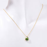 TEARDROP ZIRCON DECEMBER BIRTHSTONE NECKLACE_CWMM5534
