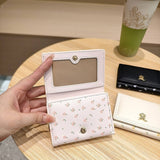 Trendy Printed Mini Trifold Wallet For Students_Cwab06229