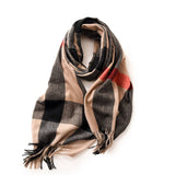 2025 FASHION PLAID TASSEL SCARF WINTER WARMTH_CWASC0185