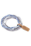 Cwaje1185_Glass Bead 4 Set Bracelet
