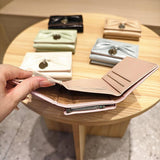 Cute Bow Heart Trifold Wallet With Coin Pouch_Cwab06215