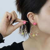 NEW FASHION SWEET GIRL STYLE PENDANT EARRINGS_CWAJE2958