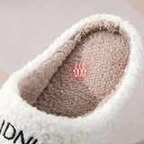 CARTOON MOON AND CLOCK PATTERN INDOOR SLIPPERS_CWSHS0255