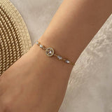 FASHIONABLE GEOMETRIC FULL DIAMOND LOVE BRACELET_CWAHA0878